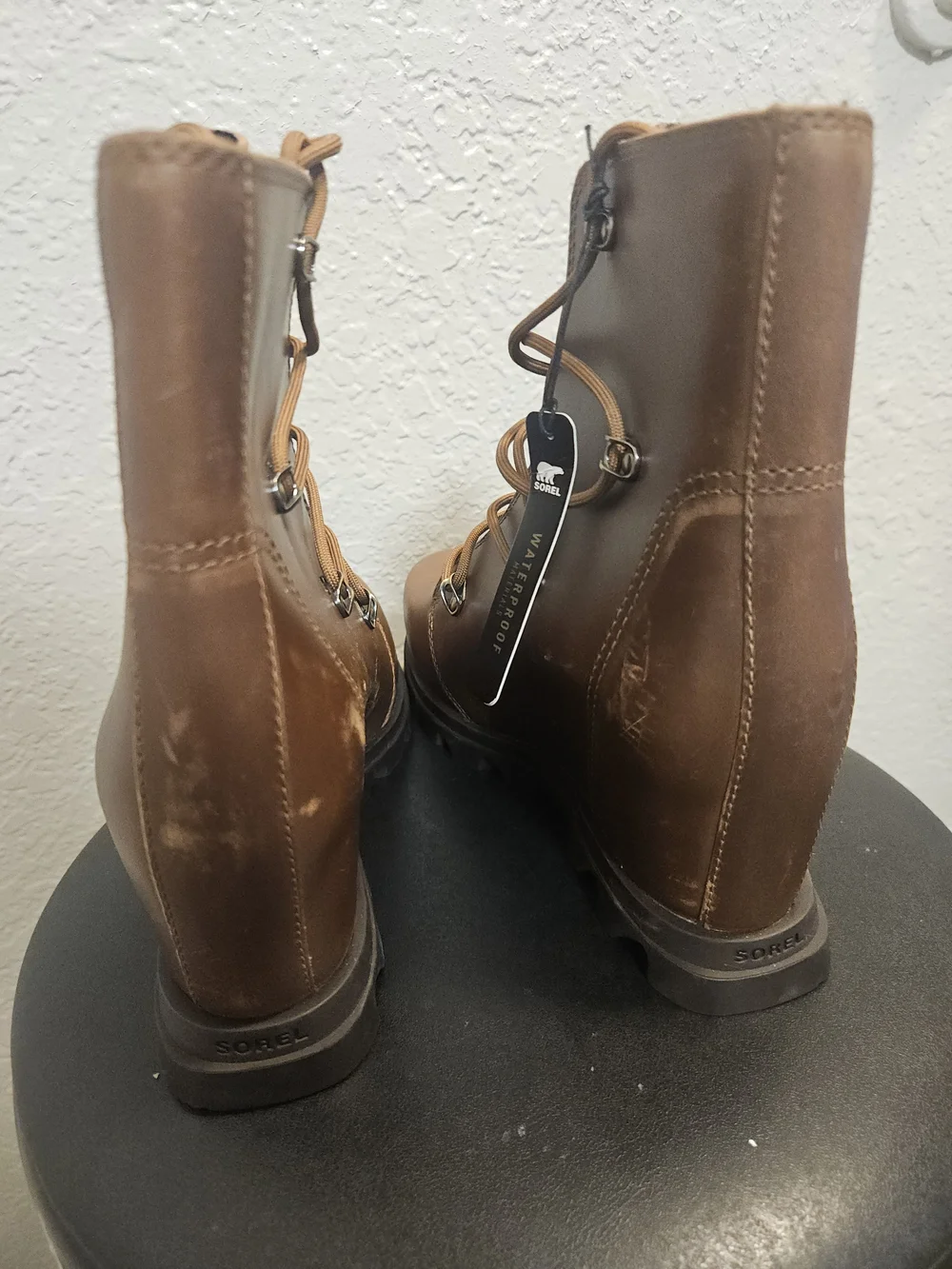 Sorel Joan Of Arctic III Waterproof Wedge Lace-Up Boots